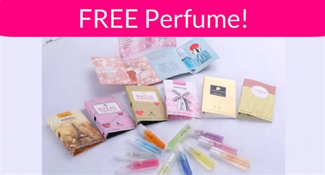 free perfume samples without survey